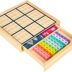 Logical Thinking Puzzle Board Games Math Toys Brain Teaser Wooden Sudoku Puzzles